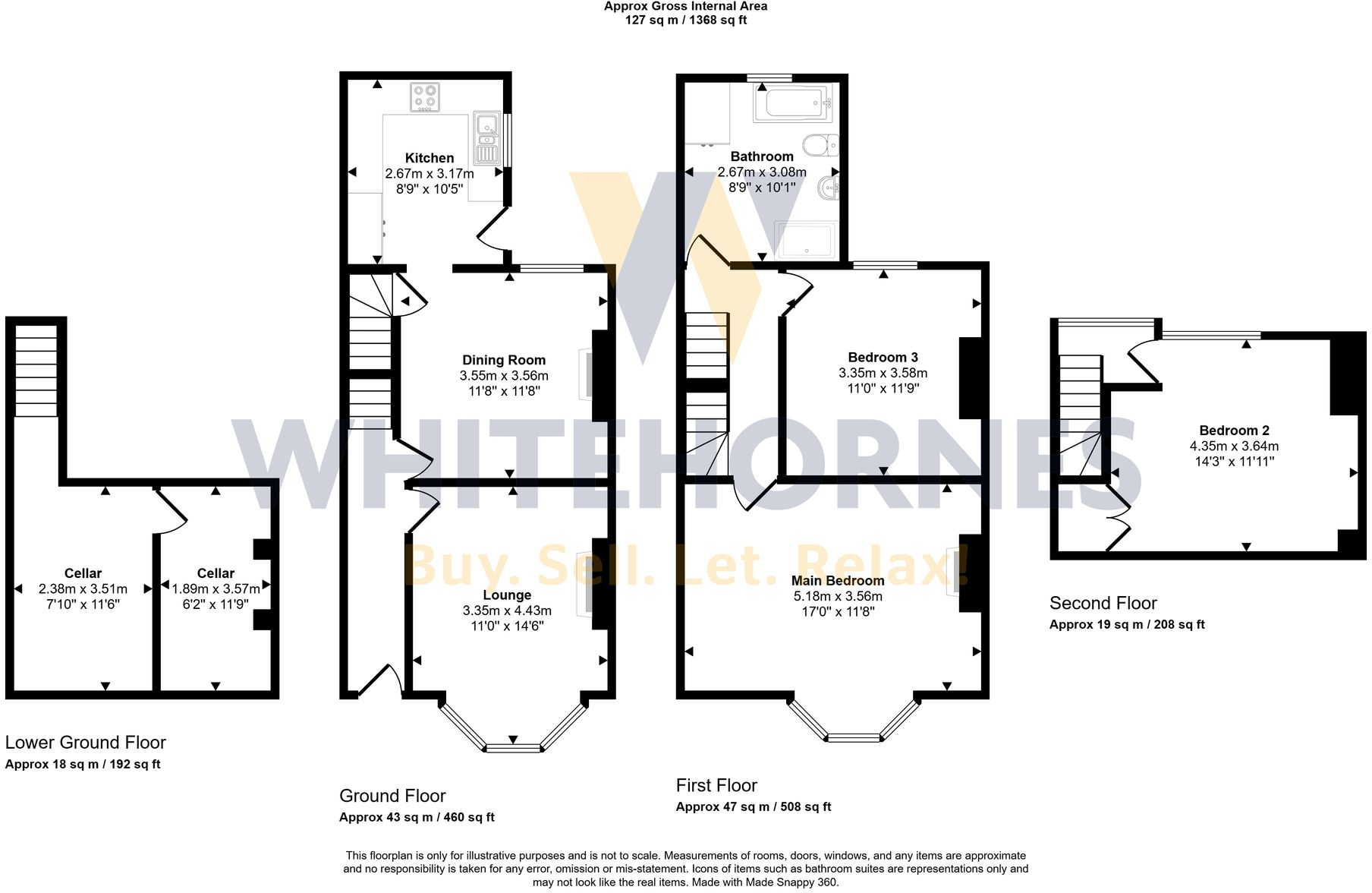 Roach Road, Sheffield, S11 floorplan
