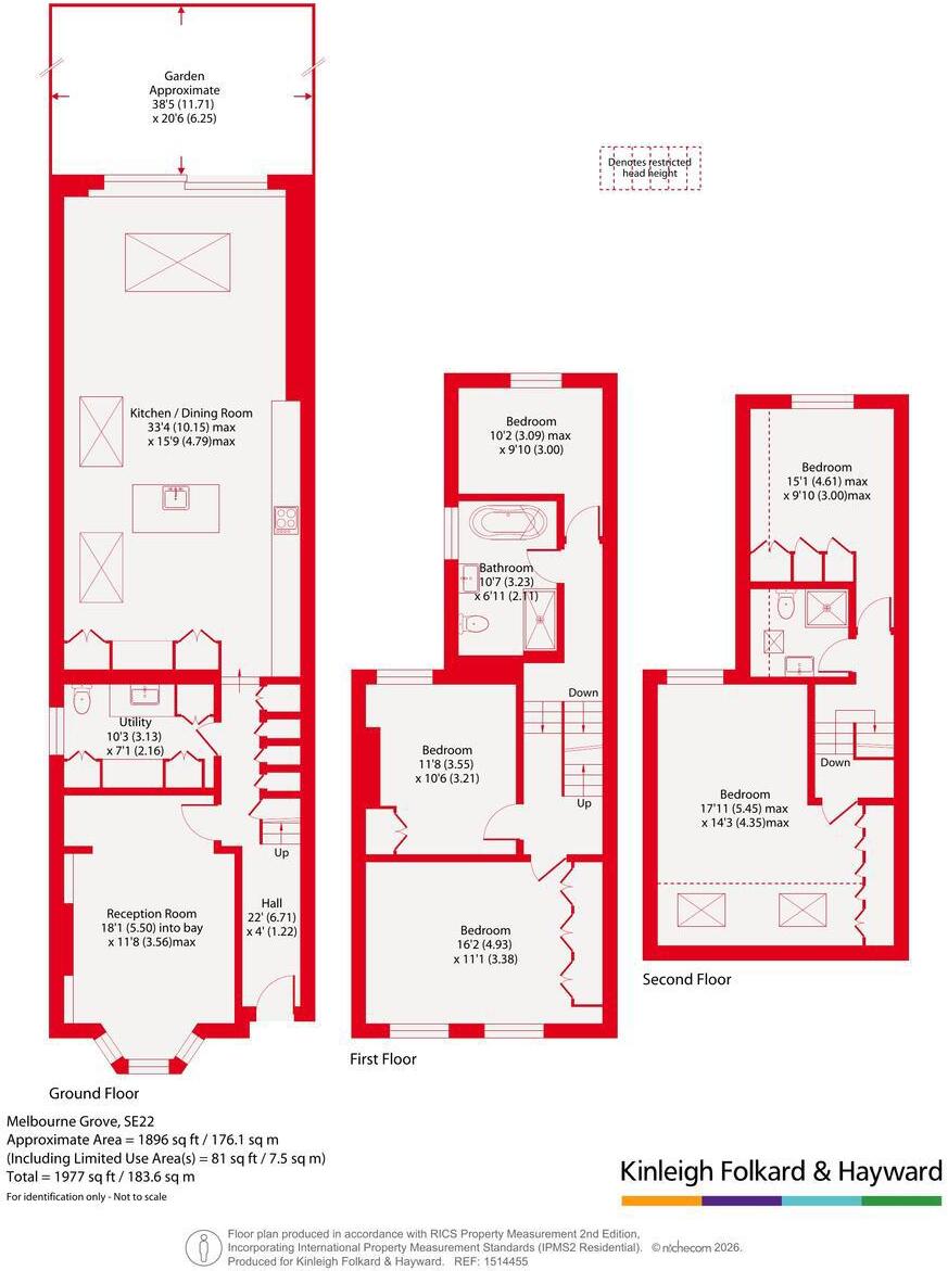 Melbourne Grove, East Dulwich, London, SE22 floorplan