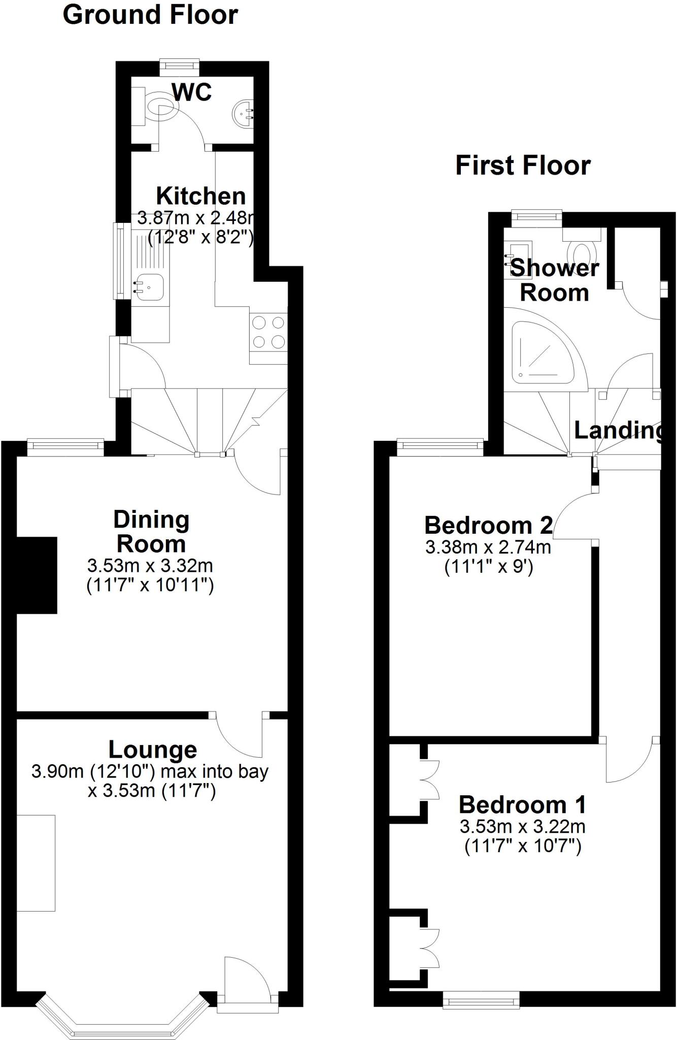 Hampton Road, Ipswich, Suffolk, IP1 floorplan