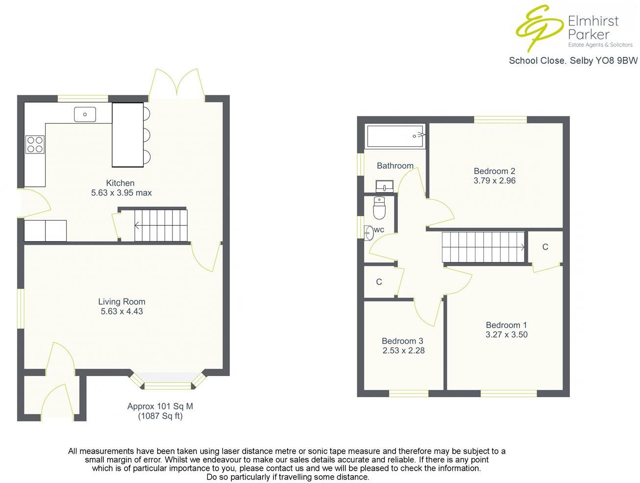 School Close, Selby floorplan