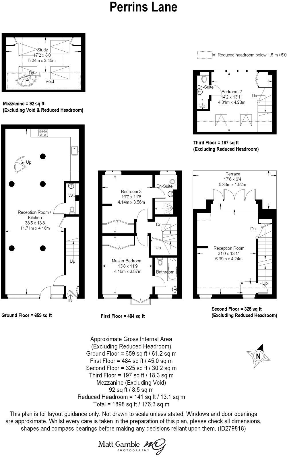 Perrins Lane, Hampstead, London, NW3 floorplan