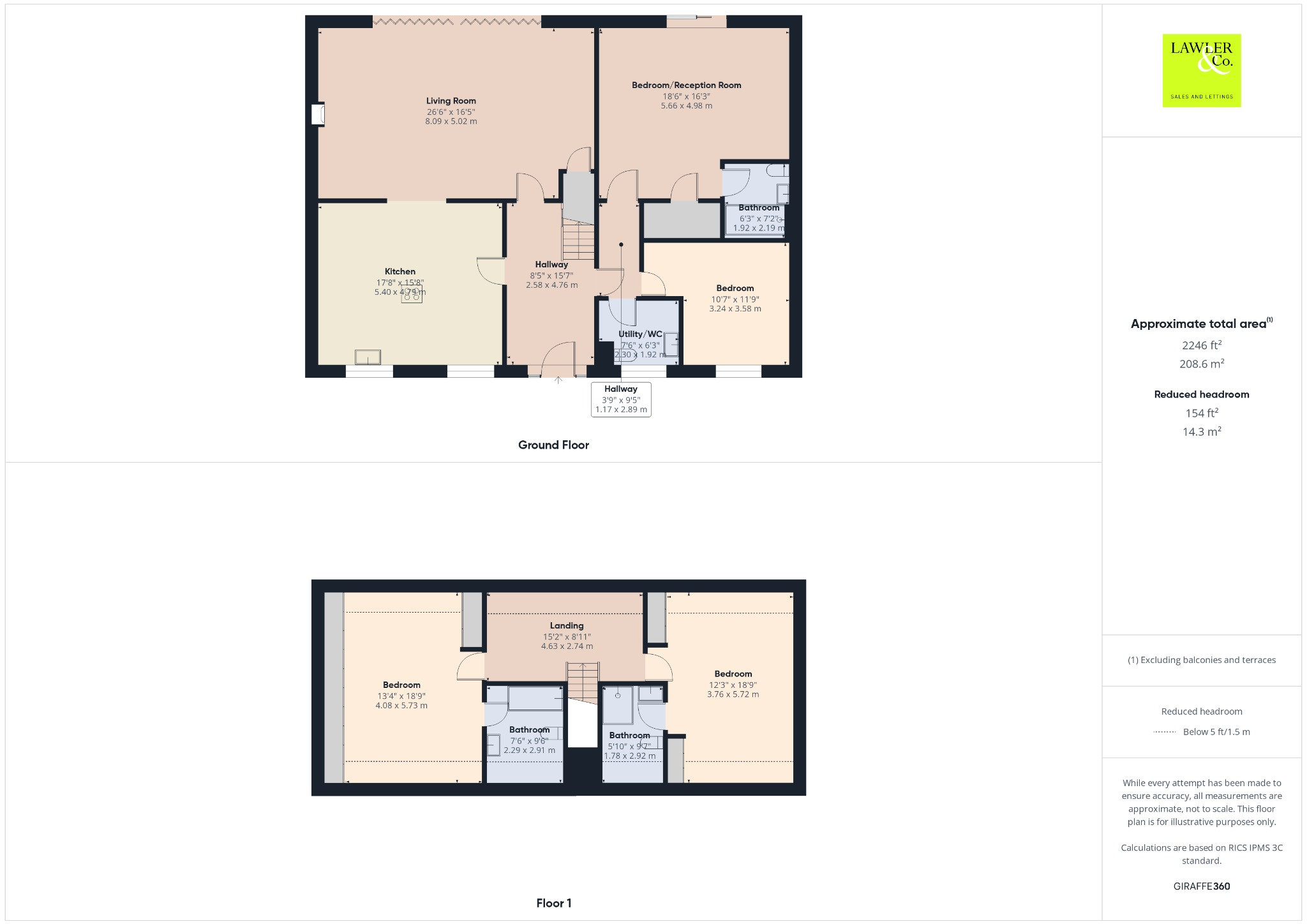 Cote Green Road, Marple Bridge, Stockport, Cheshire, SK6 5EN floorplan