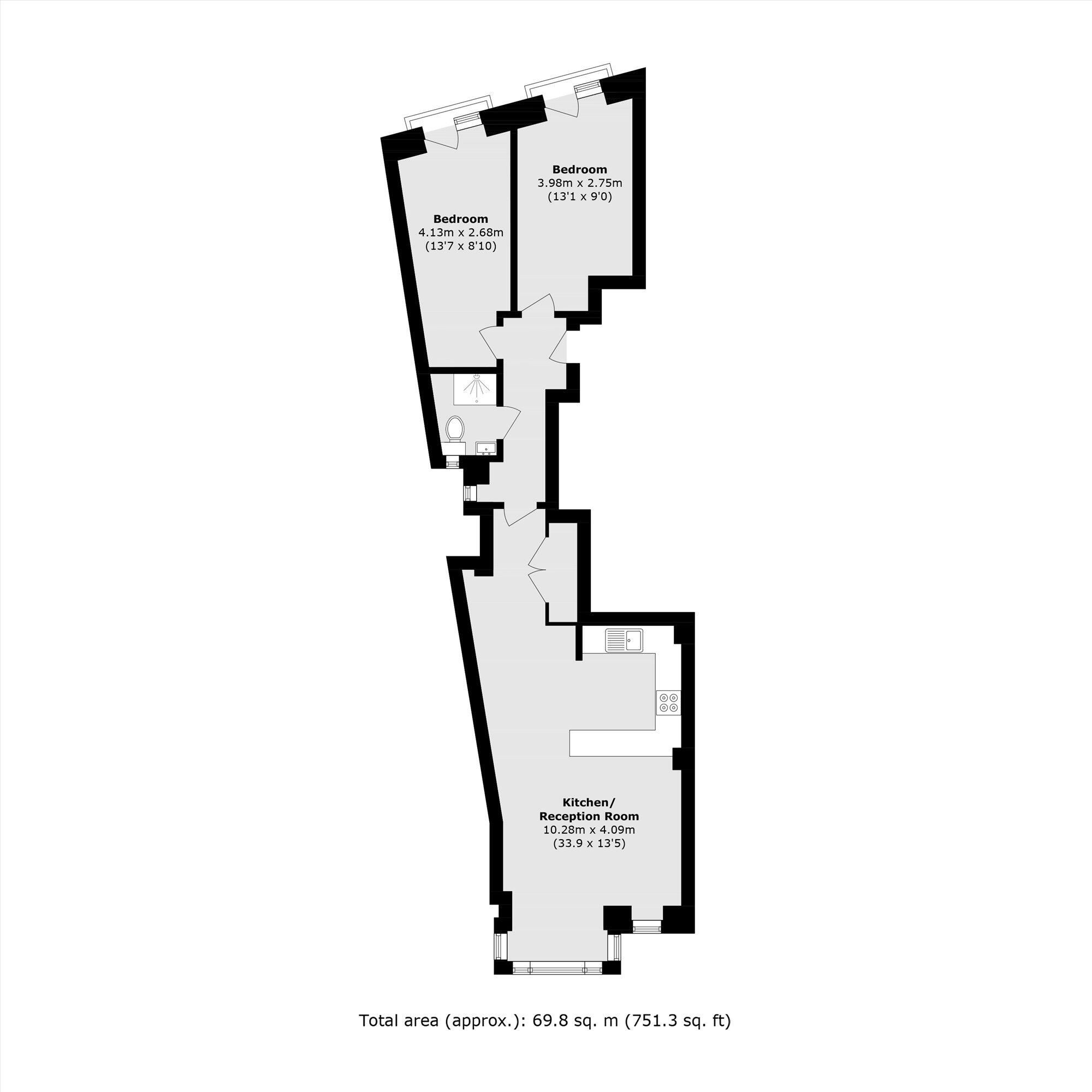 Three Pigeons House, High Street, Ealing floorplan