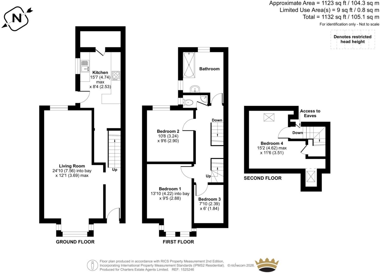 Crown Road, Portslade, East Sussex, BN41 floorplan