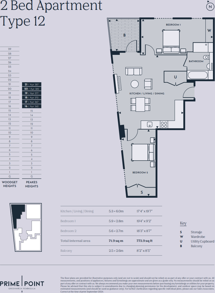 Prime Point, Greenwich, SE10 floorplan