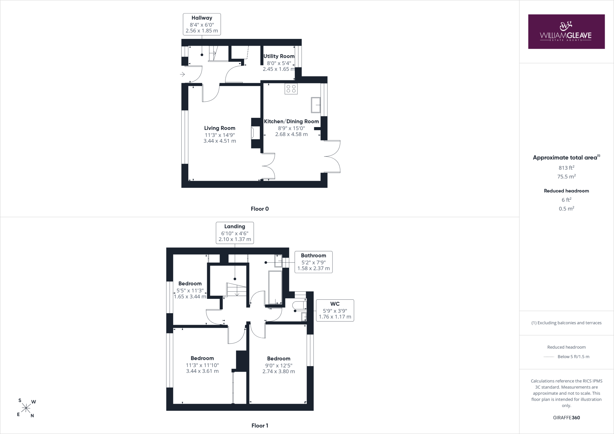 Fron Road, Connah's Quay, Deeside, Flintshire, CH5 floorplan