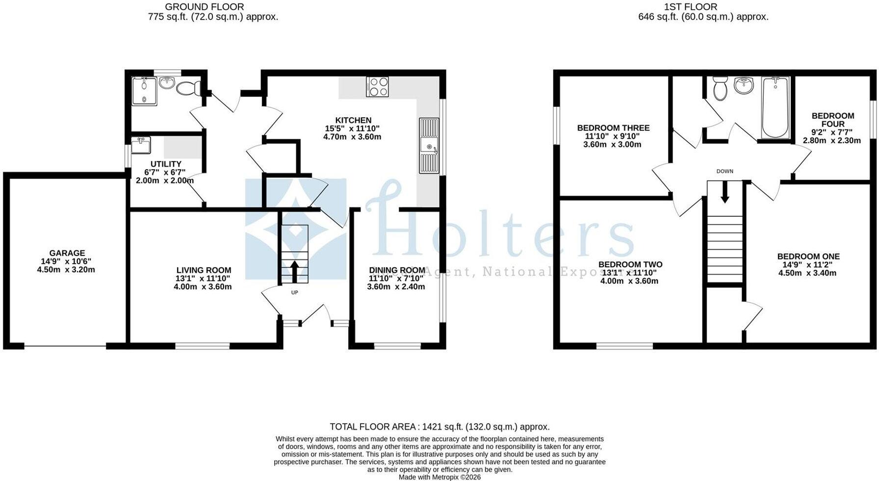 Milford Road, Newtown, SY16 floorplan