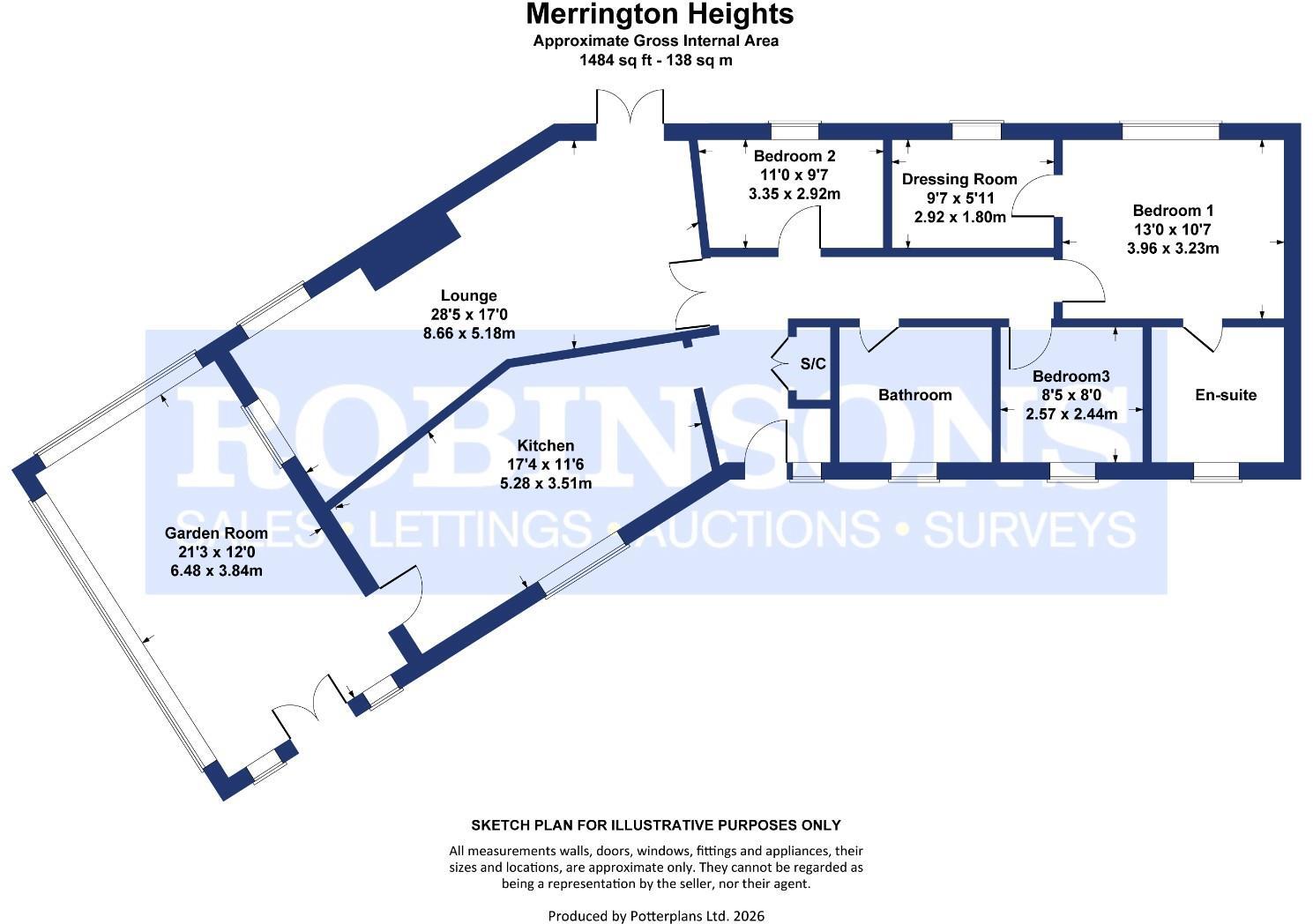 Merrington Heights, Kirk Merrington, Spennymoor floorplan