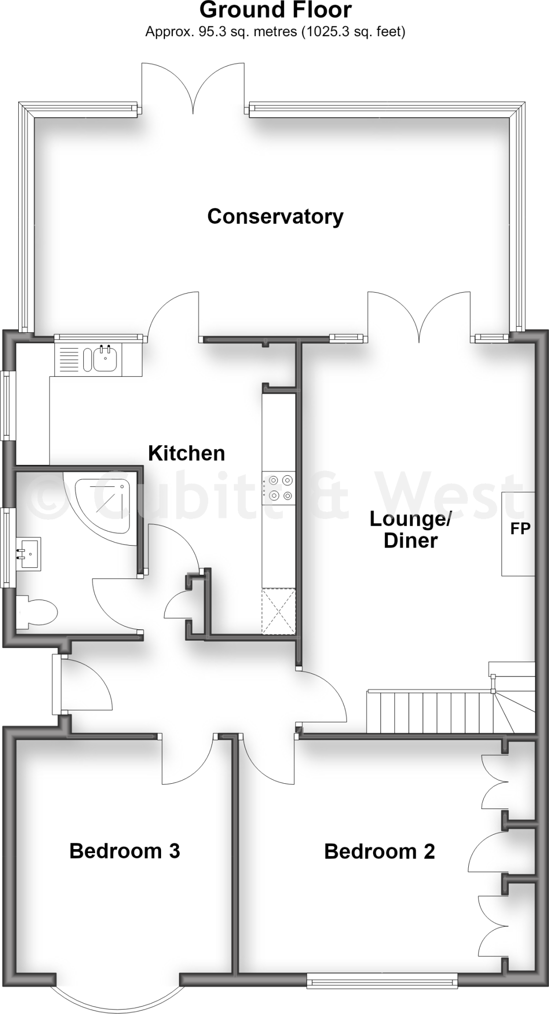 Cliff Gardens, Telscombe Cliffs, East Sussex floorplan