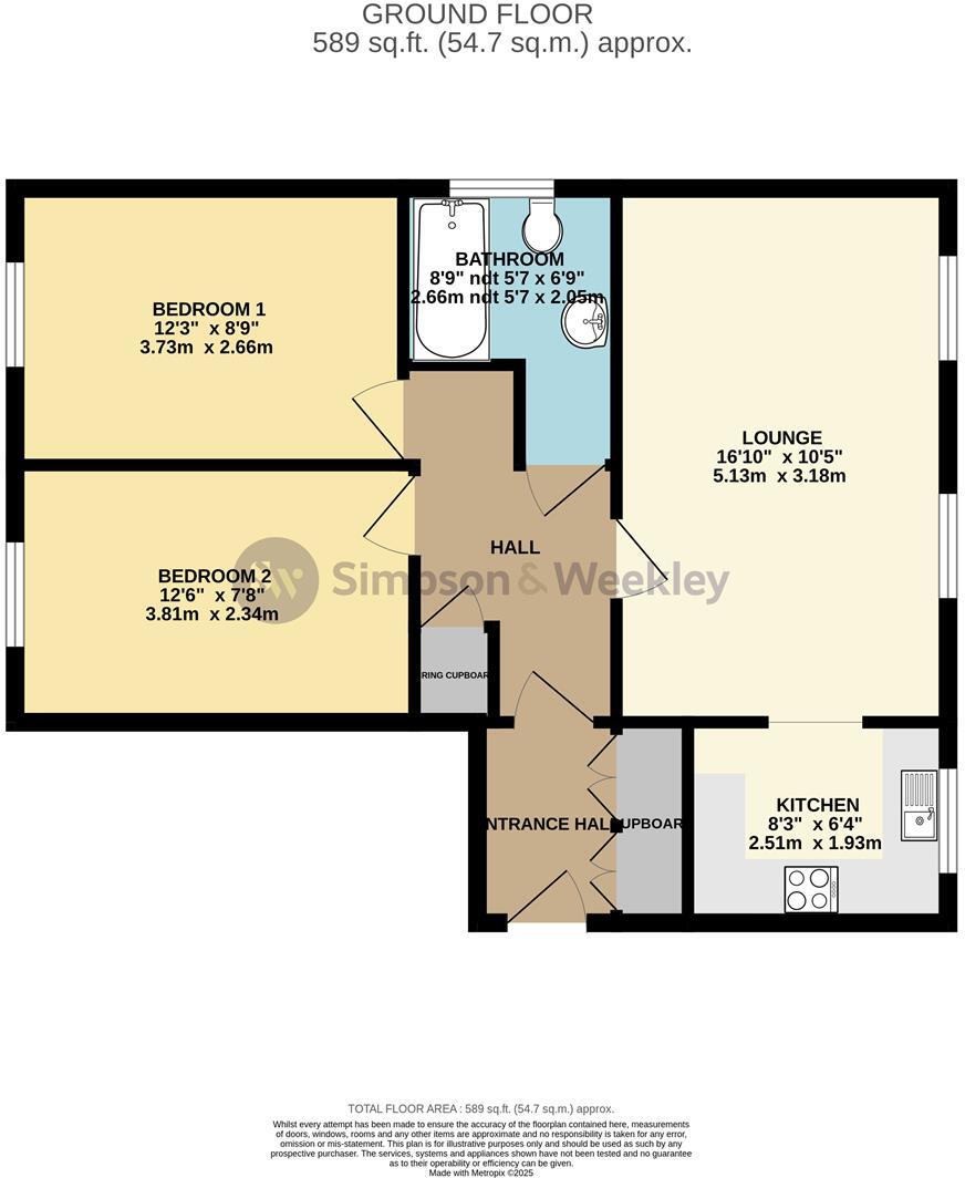 NN10, Hamblin Court, Rushden floorplan