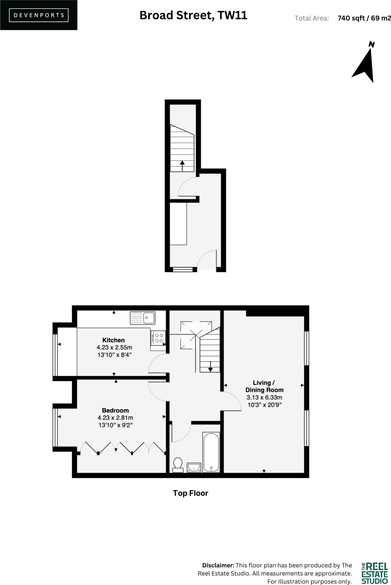 Broad Street, Teddington, TW11 floorplan