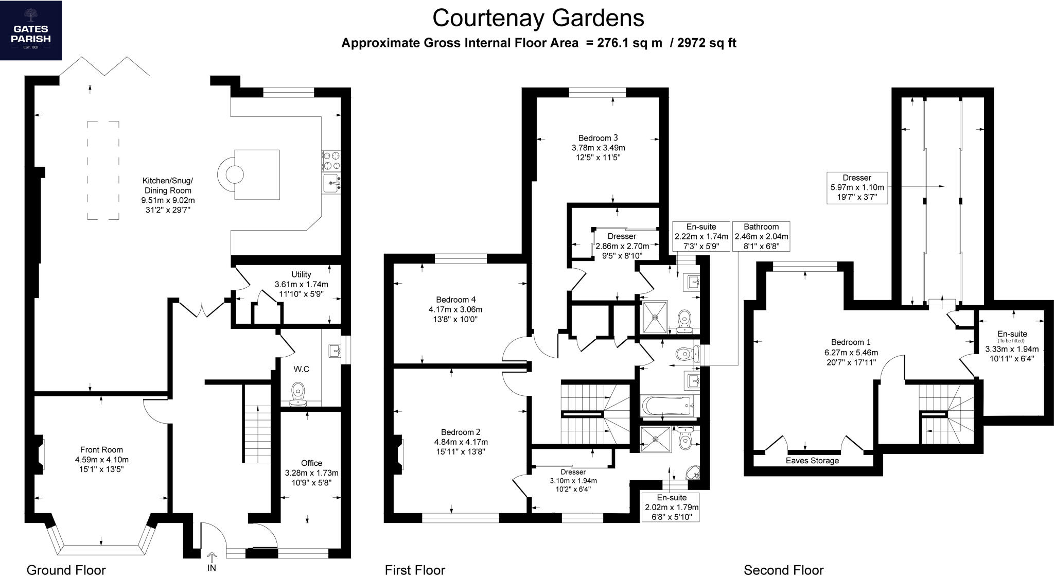 Courtenay Gardens, Upminster, RM14 floorplan