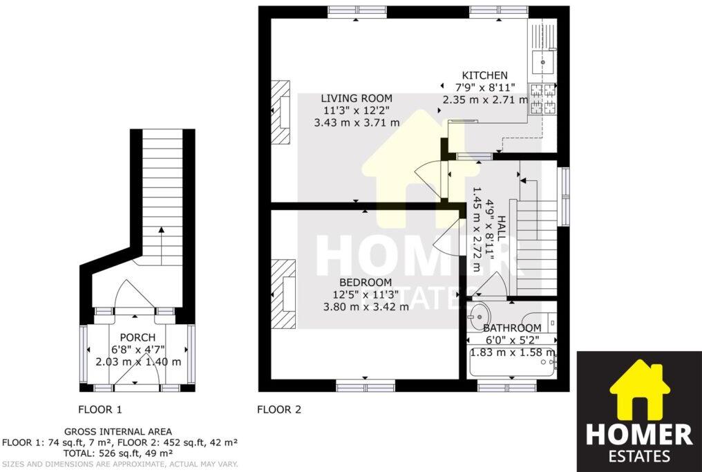 Redhill Drive, Bournemouth, BH10 floorplan