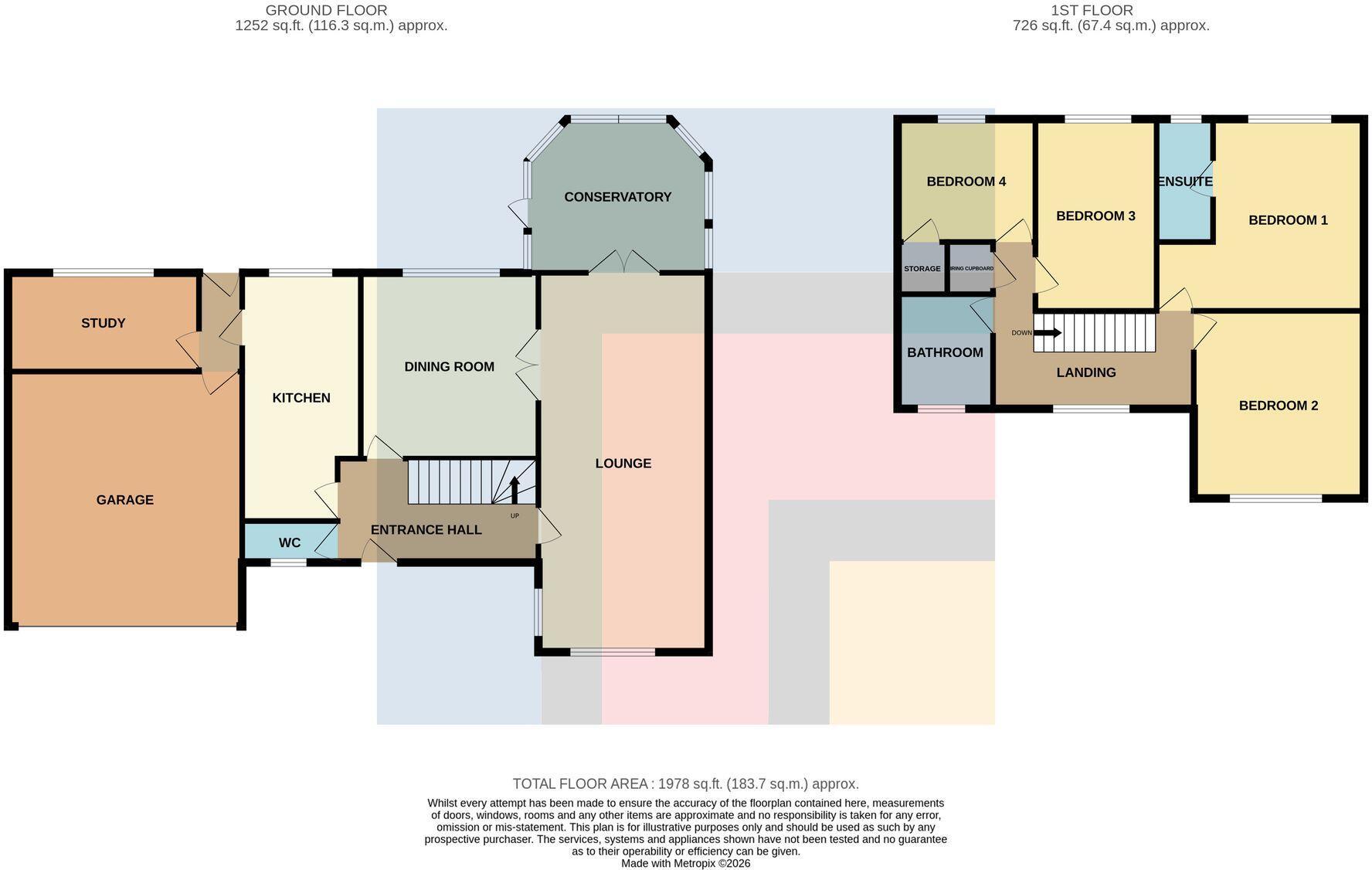 Dan-Y-Bryn Close, Radyr, CF15 floorplan