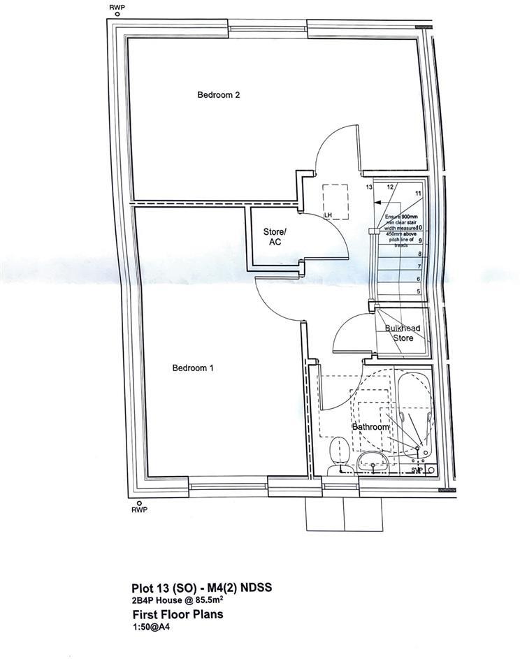 Plot 30, 5 Homeground, Eastington, Stonehouse - Shared ownership floorplan