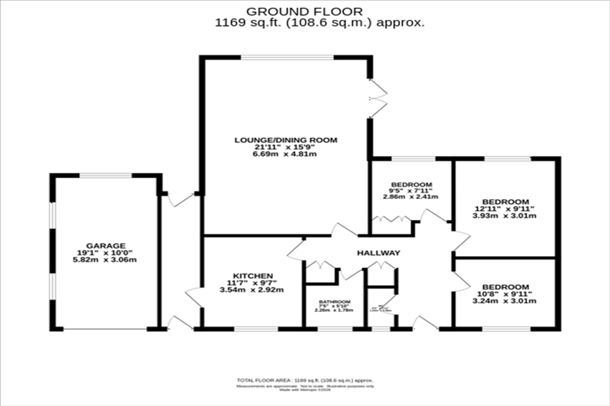 Park Mount Drive, Macclesfield, SK11 floorplan