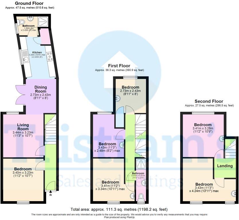 24, Hungerton Street floorplan