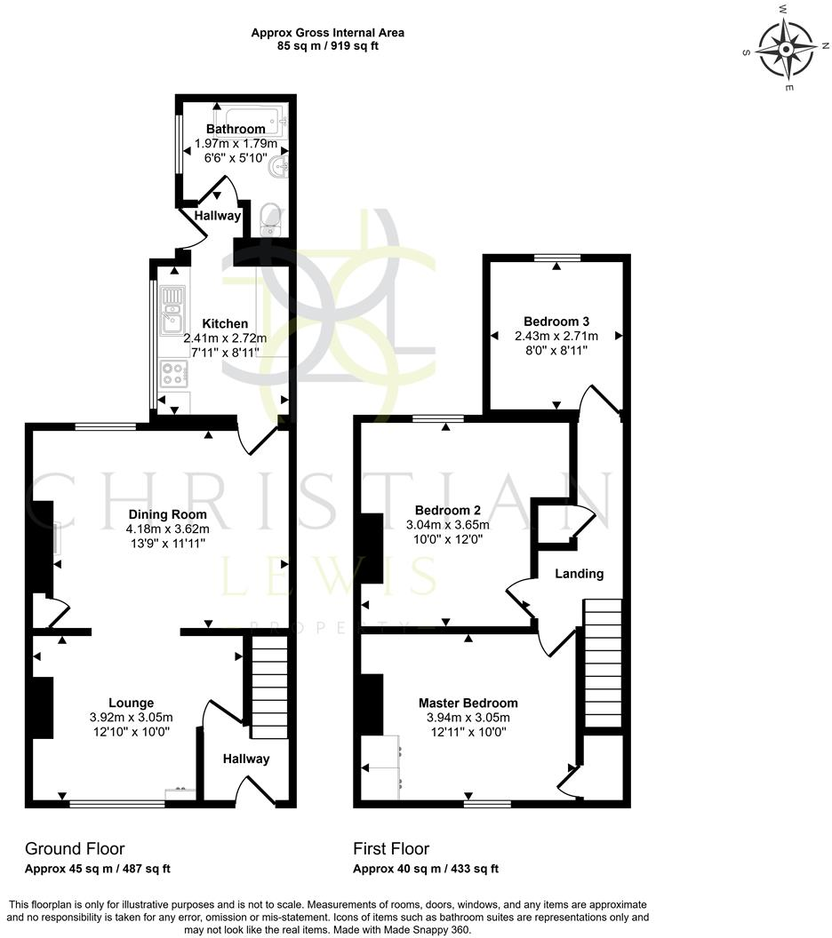 Windsor Road, Evesham floorplan