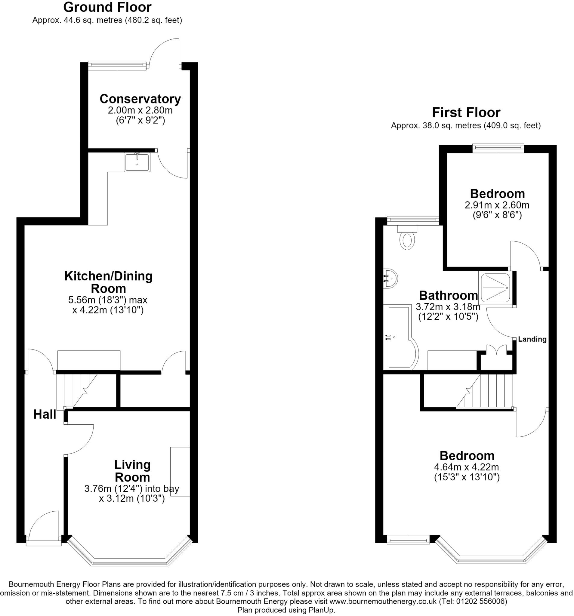 Chilcombe Road, Bournemouth, BH6 floorplan