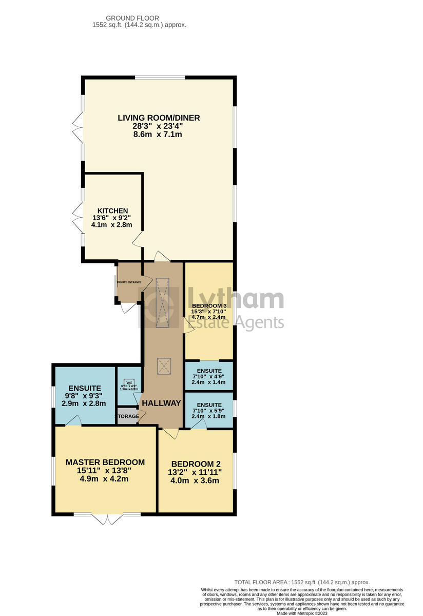St. Annes Road West, Lytham St. Annes, FY8 floorplan