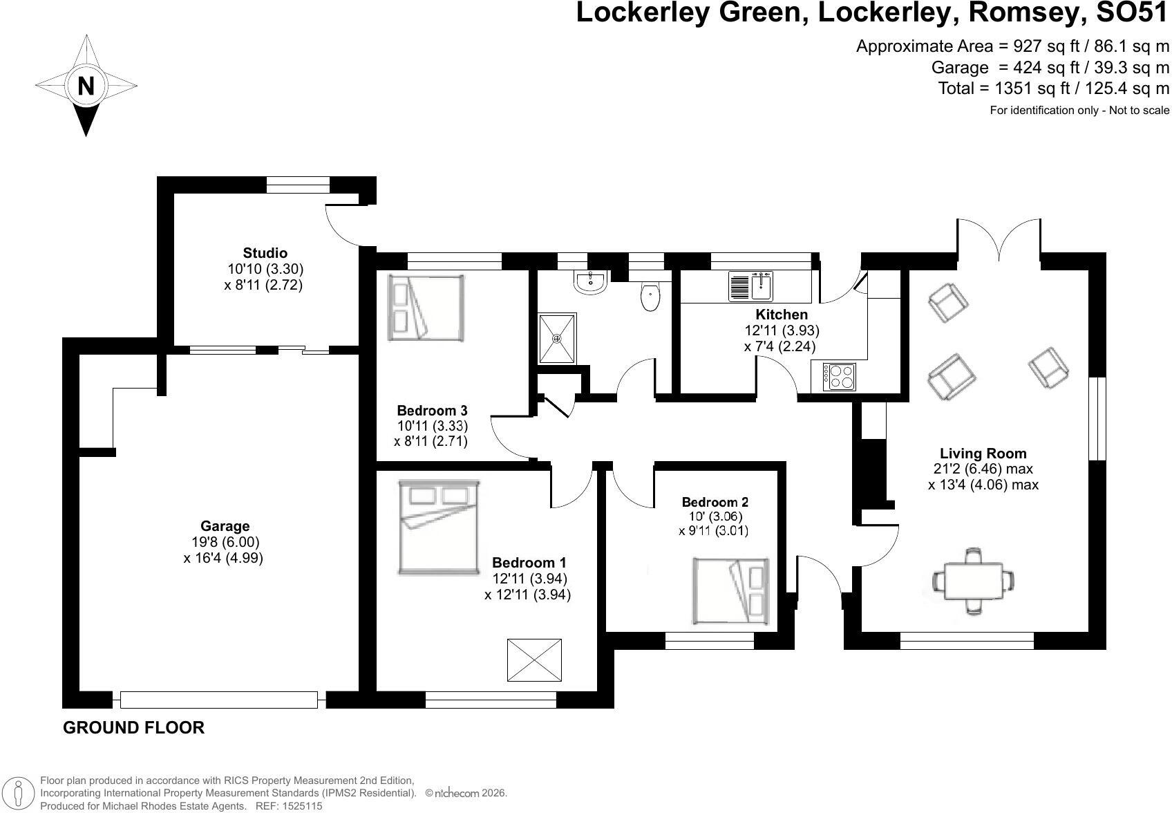 Lockerley Green, Lockerley, Romsey, Hampshire floorplan