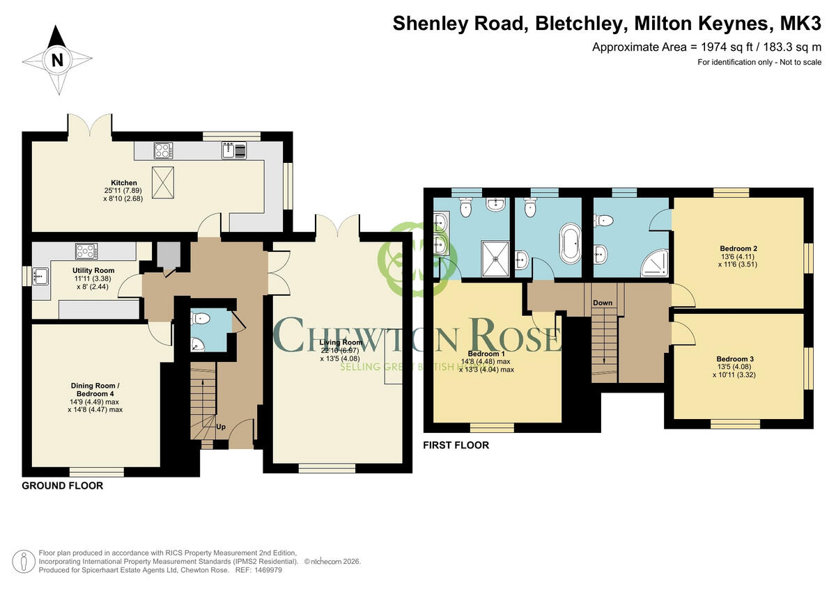 Shenley Road, Bletchley, Milton Keynes floorplan
