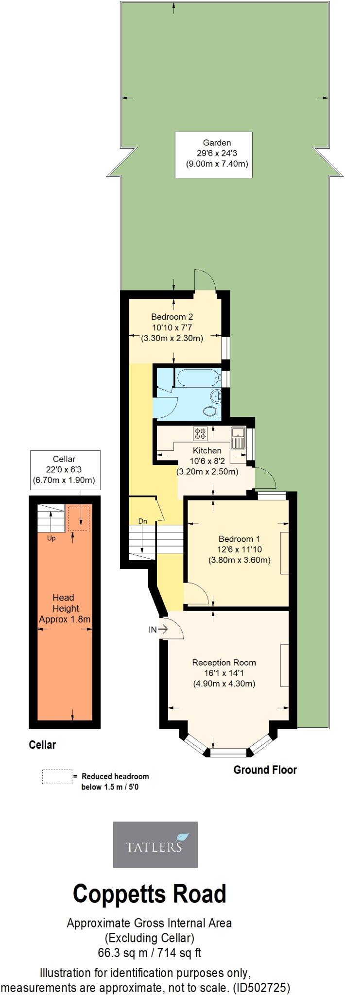 Coppetts Road, London, N10 floorplan