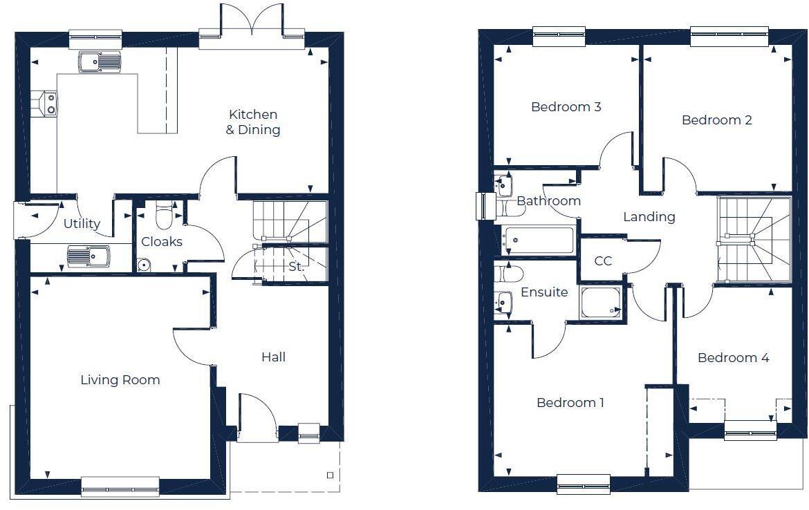 Florence Fields, Leintwardine floorplan