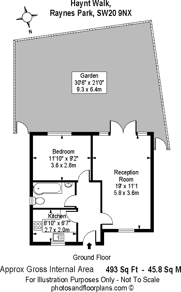 Haynt Walk, Wimbledon Chase, SW20 9NX floorplan