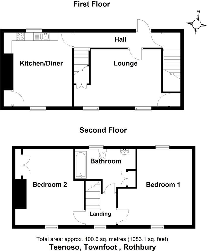 Townfoot, Rothbury floorplan