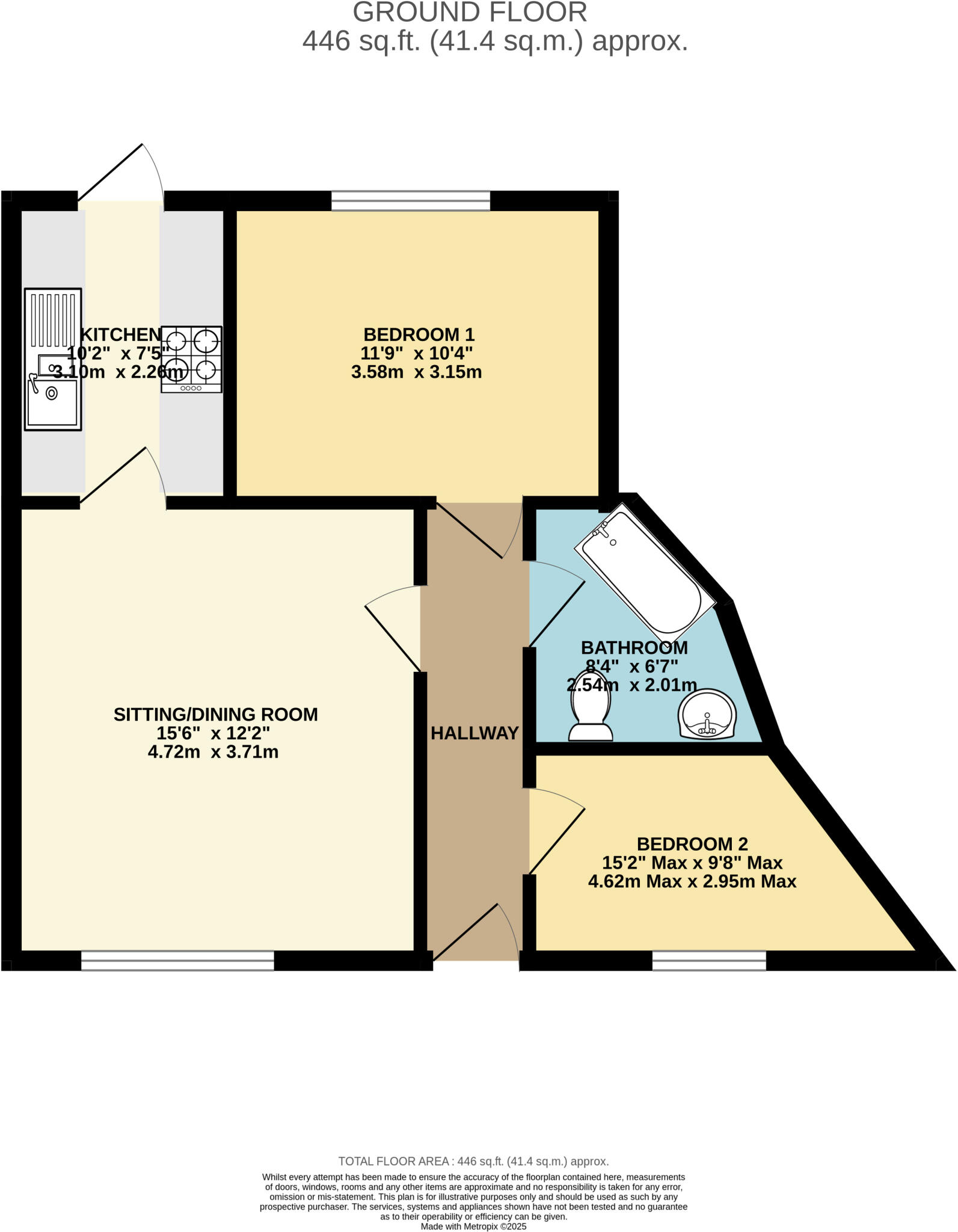 Plymouth Grove, Manchester, M13 floorplan