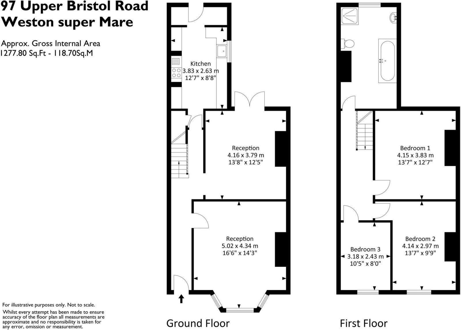 Upper Bristol Road, Weston-super-Mare floorplan