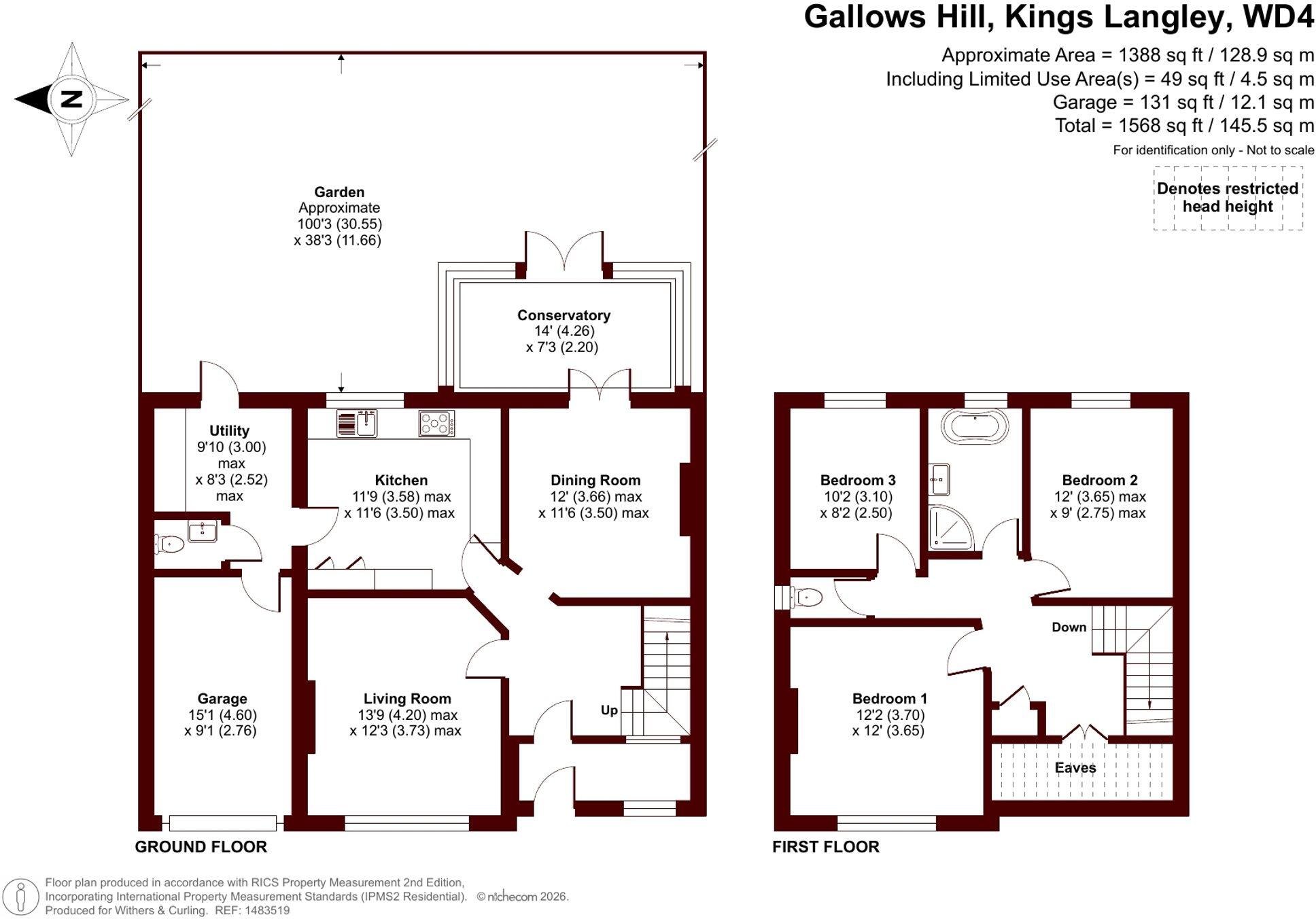 Gallows Hill, Kings Langley, WD4 floorplan