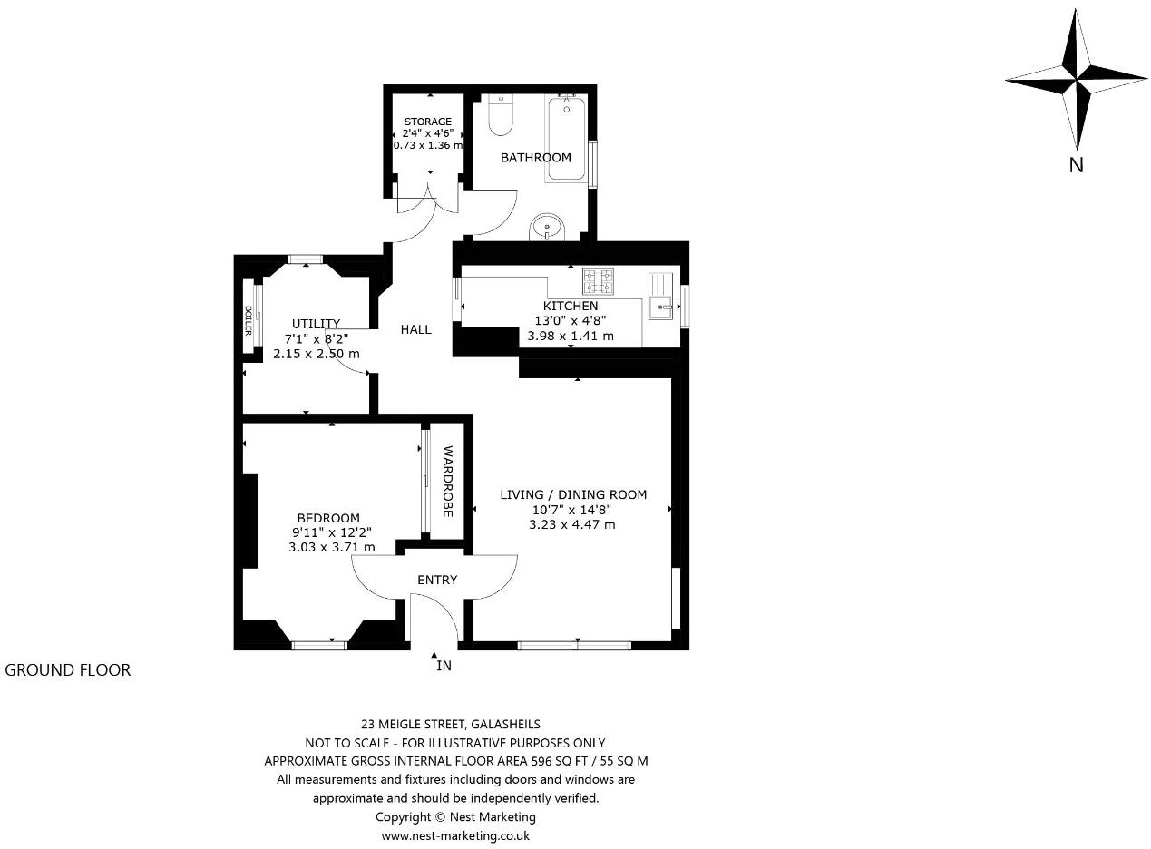 Meigle Street, Galashiels, TD1 floorplan
