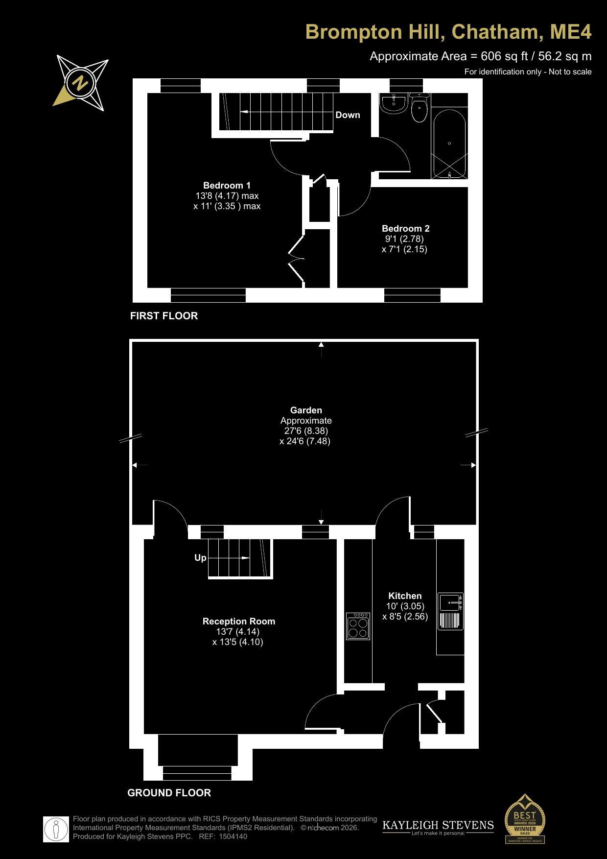 Two Bedroom | Semi Detached | Allocated Parking | Close to Railway Station | floorplan