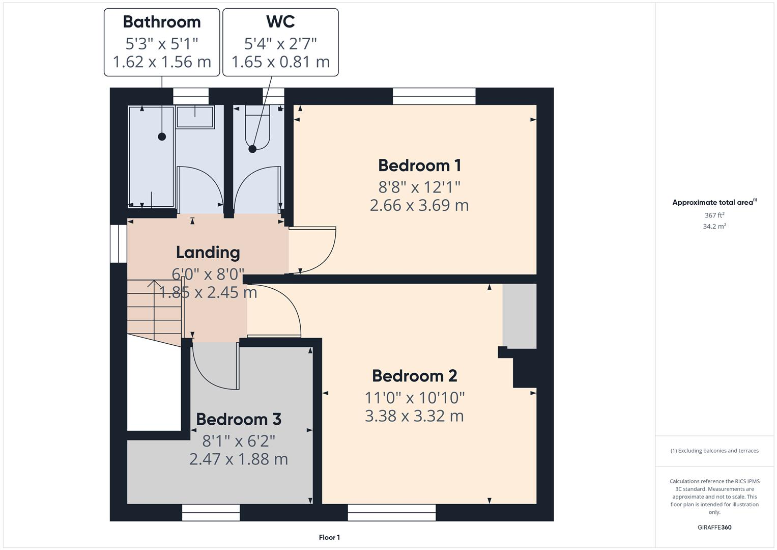 Alport Avenue, Buxton floorplan