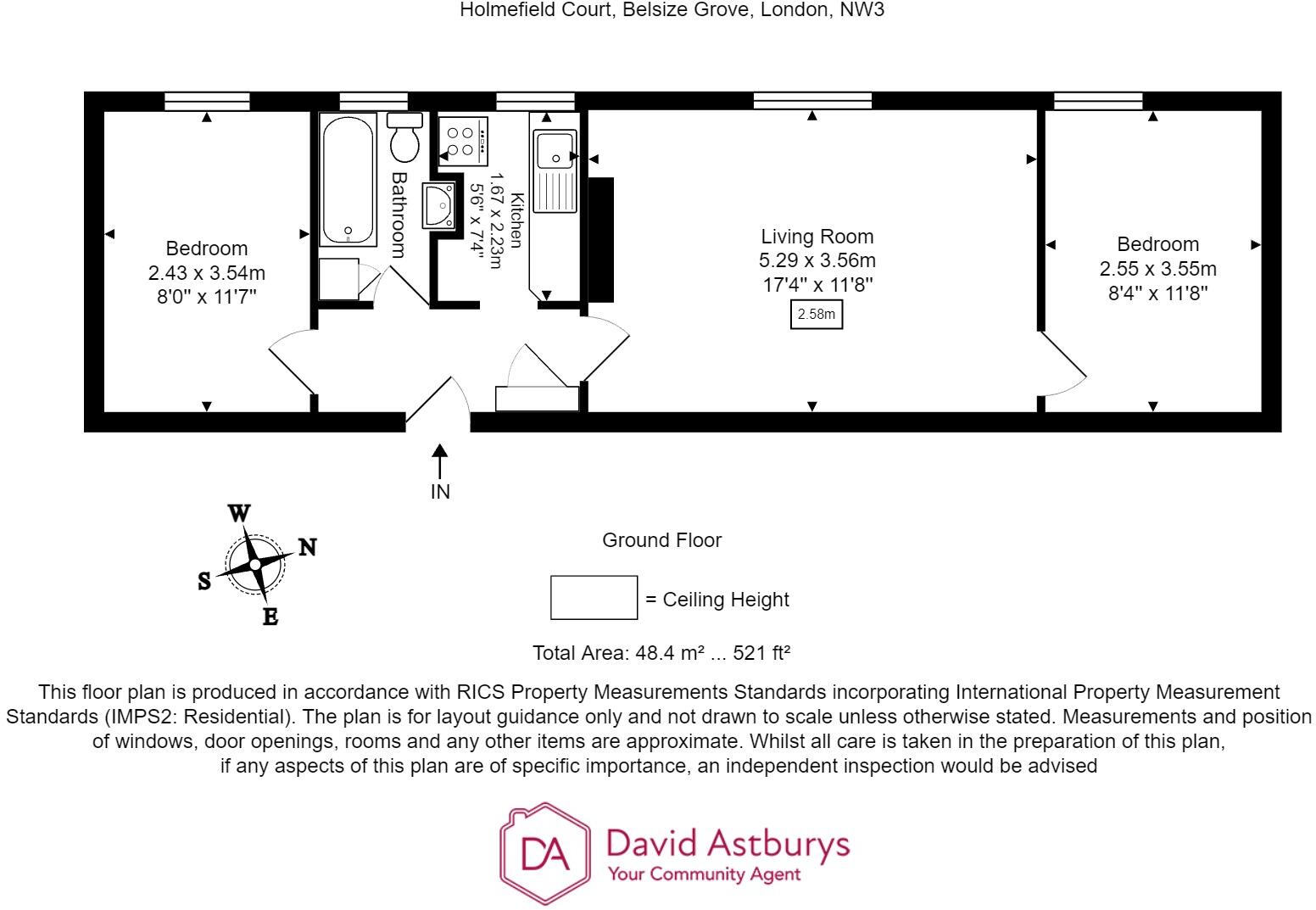 Belsize Grove, NW3 floorplan