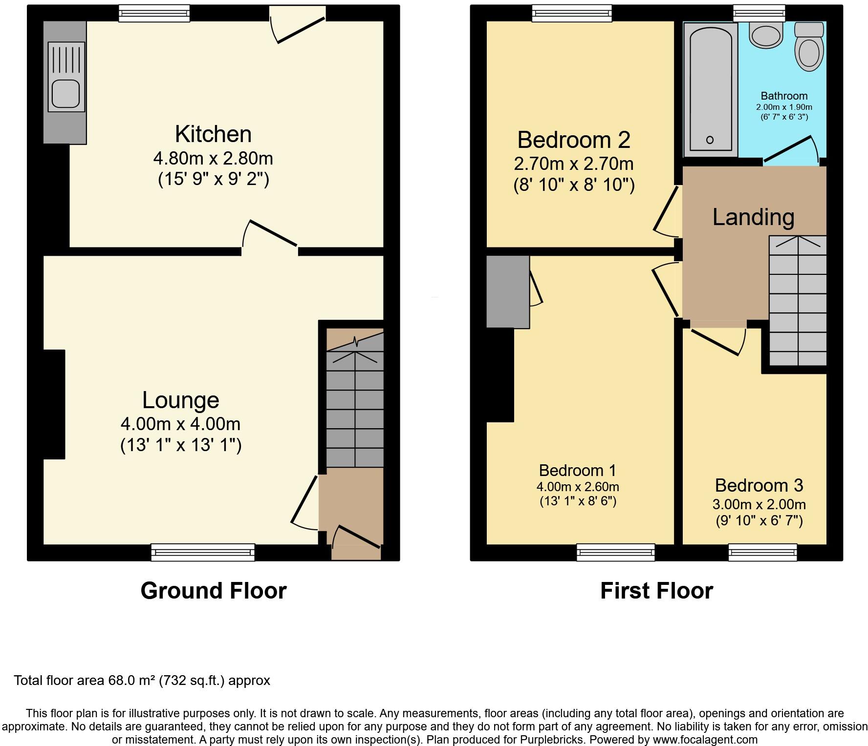 Rock Terrace, Durham, DH7 floorplan