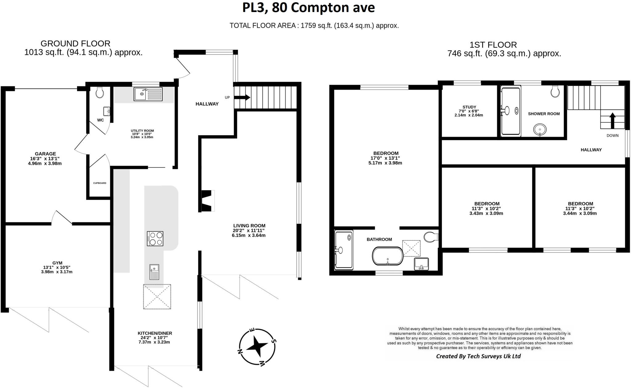 Compton Avenue  floorplan