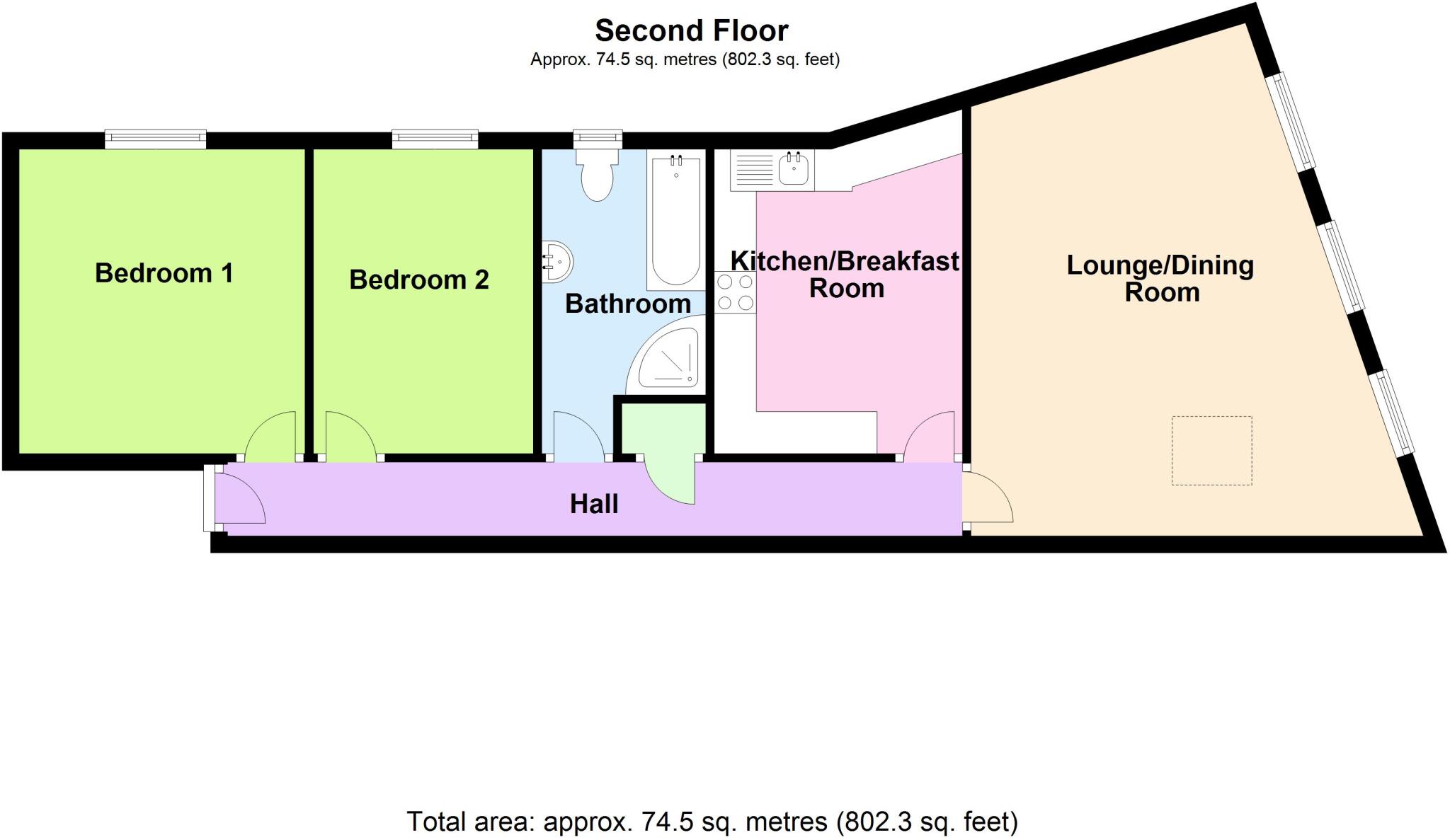 Rectory Road, Rushden floorplan