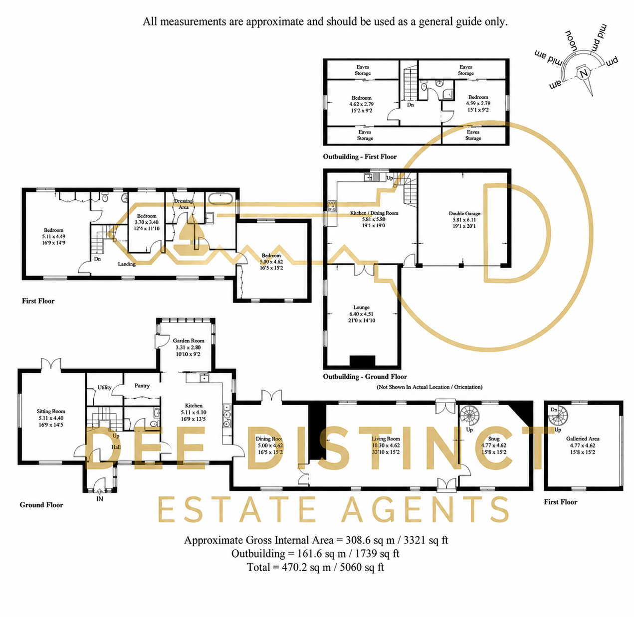 Brandon House, Stretton Hall Lane, Stretton, Chester, Cheshire West And Chester floorplan