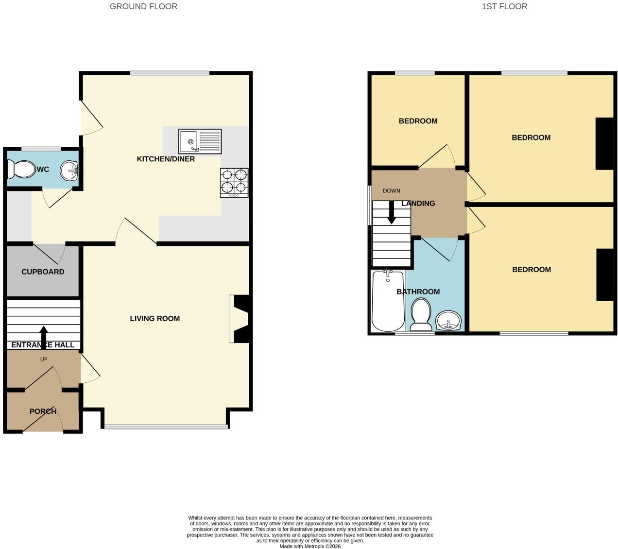 Langley Avenue, Bilston, WV14 floorplan