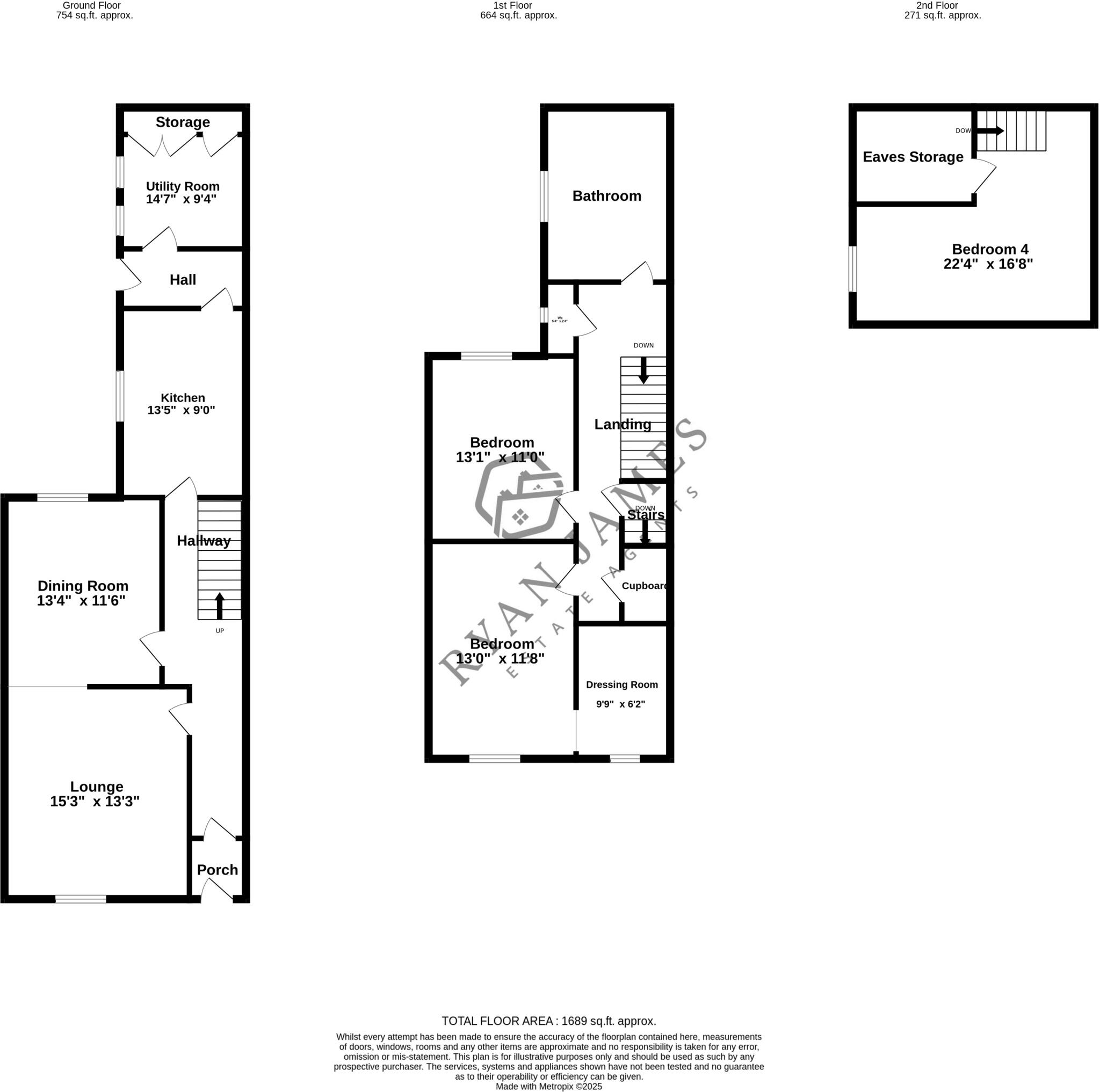 Watling Terrace, Willington, Crook, Durham, DL15 floorplan