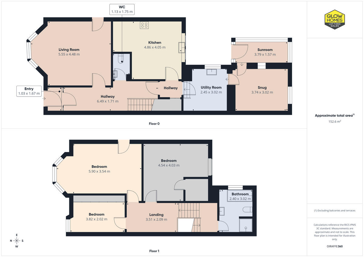 32, High Road, Stevenston, KA20 3 floorplan