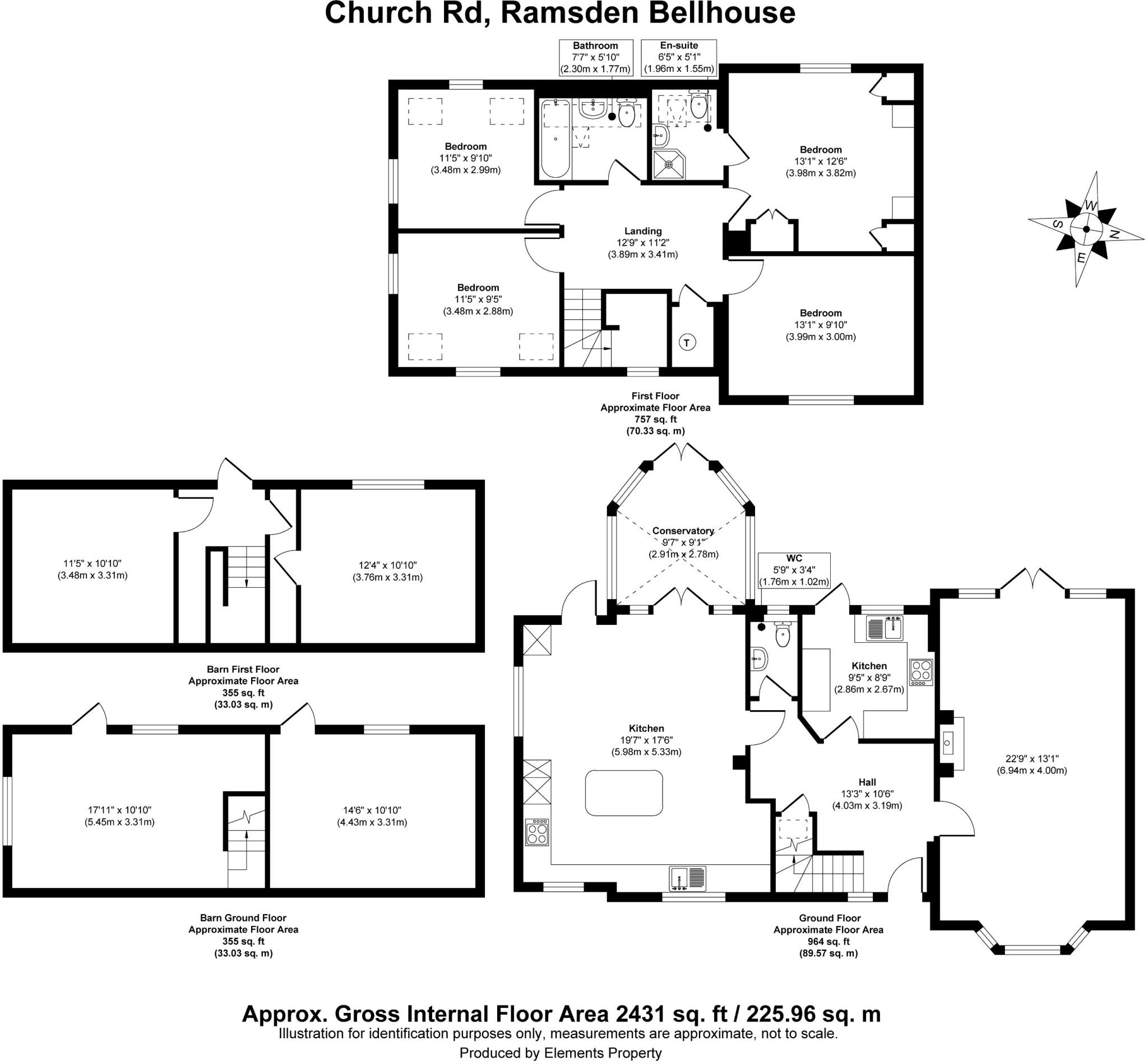 Church Road, Ramsden Bellhouse, Billericay floorplan