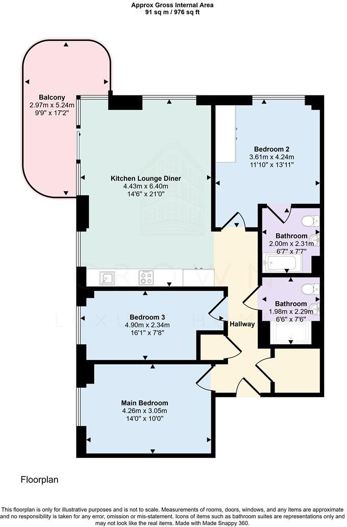Cairncross House, Kidbrooke Village floorplan