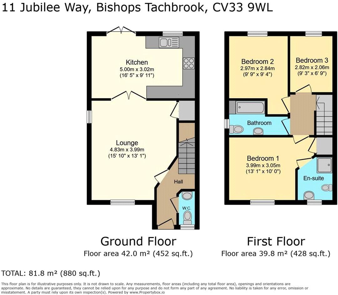 Jubilee Way, Bishops Tachbrook, Leamington Spa, Warwickshire, CV33 floorplan