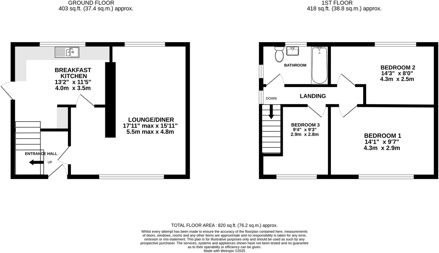 Springfield Road, Biddulph, Stoke-on-trent, ST8 7BY floorplan