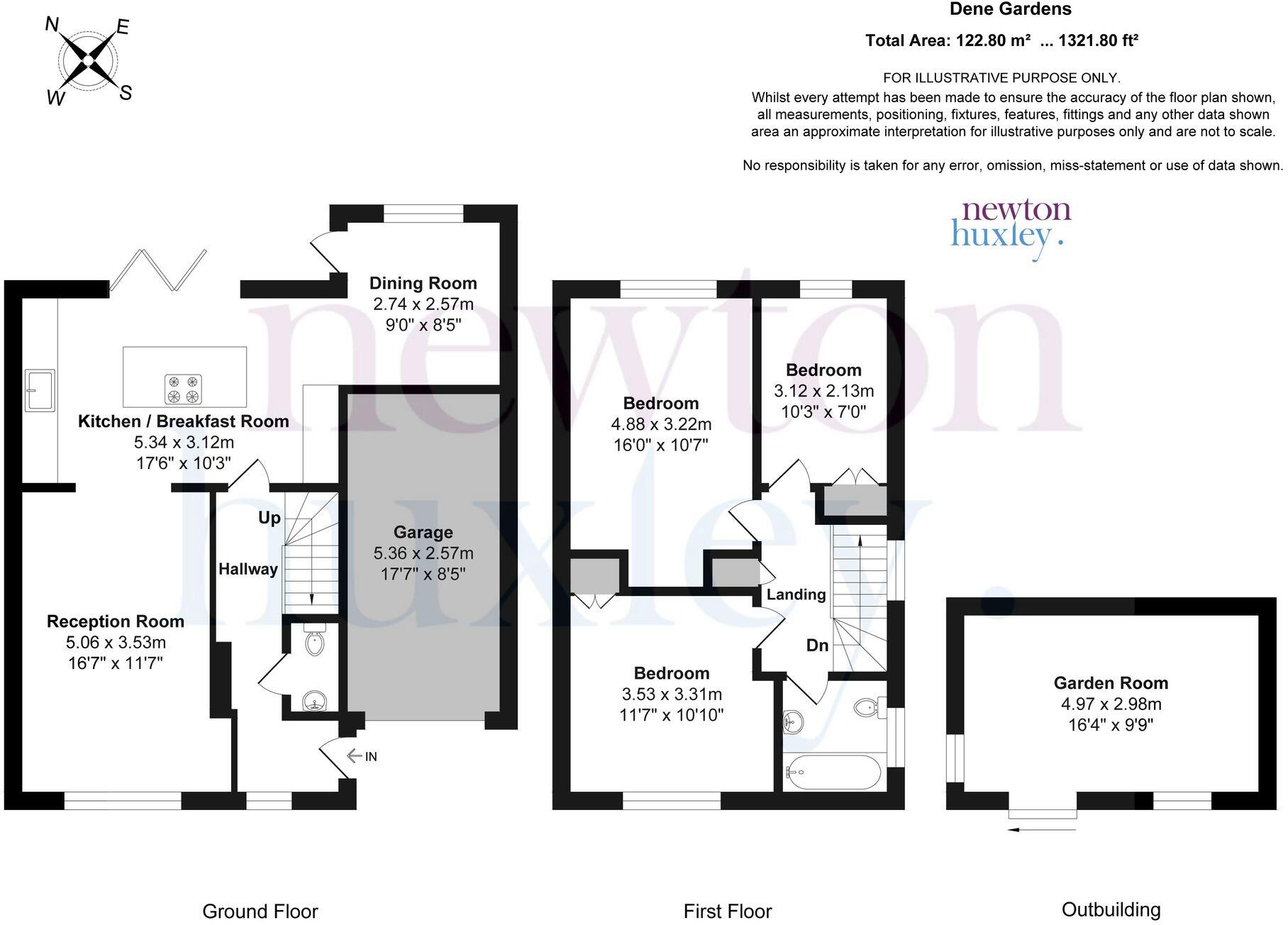 Dene Gardens, Thames Ditton, KT7 floorplan