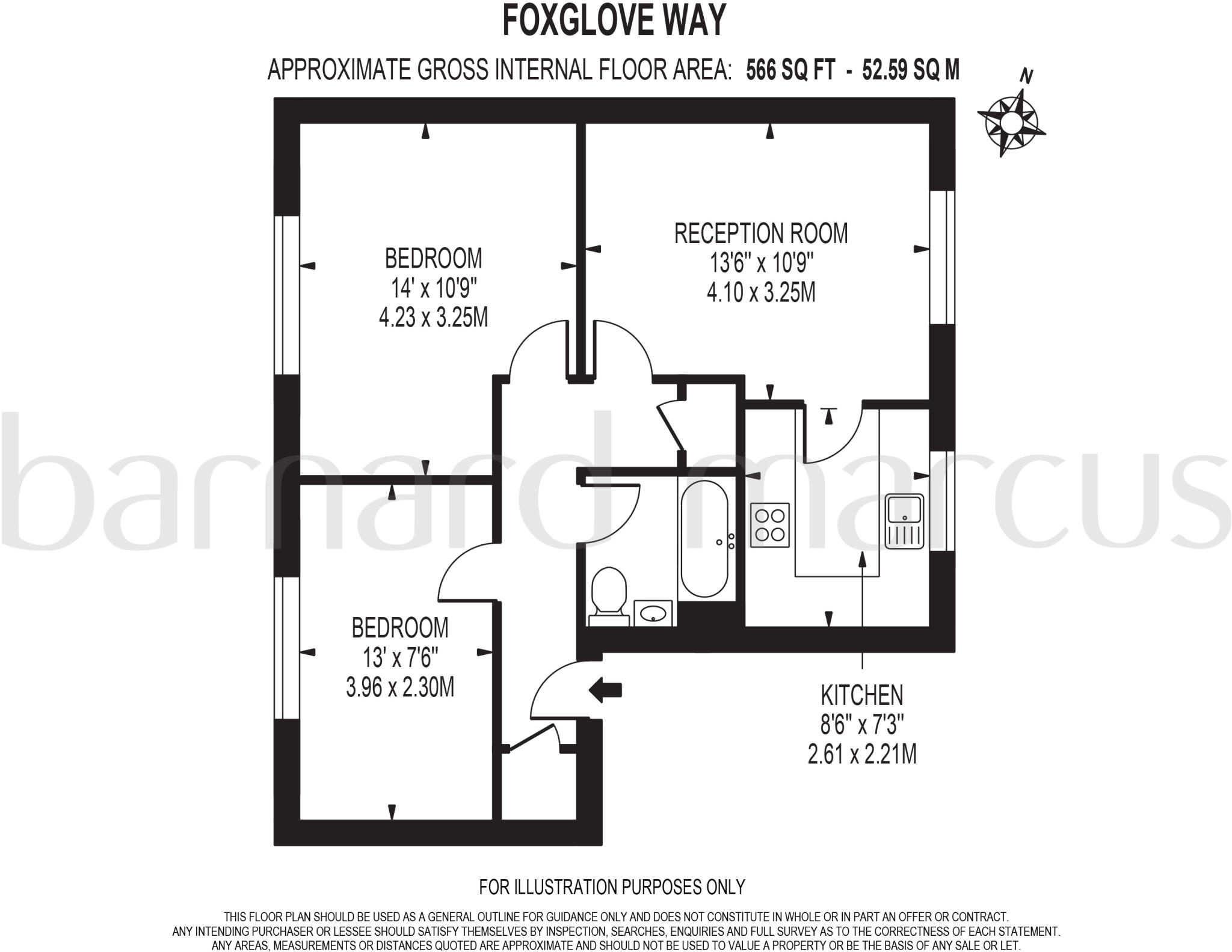 Foxglove Way, WALLINGTON floorplan